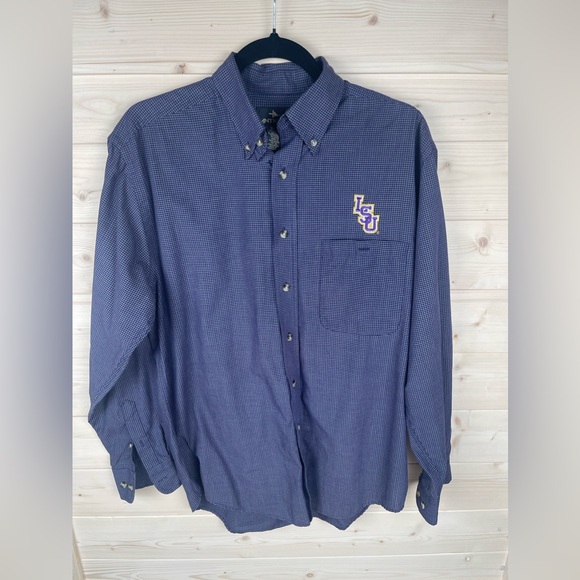 LSU‎ Vintage Men’s Button Up Shirt Size Small - Picture 1 of 6